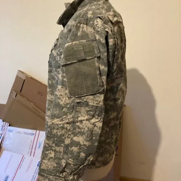 Unisex army combat shirt/coat - Picture 3 of 7